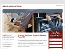 Tablet Screenshot of jamaicaplainrefrigeratorrepairs.com